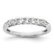 Stackable White Topaz Band